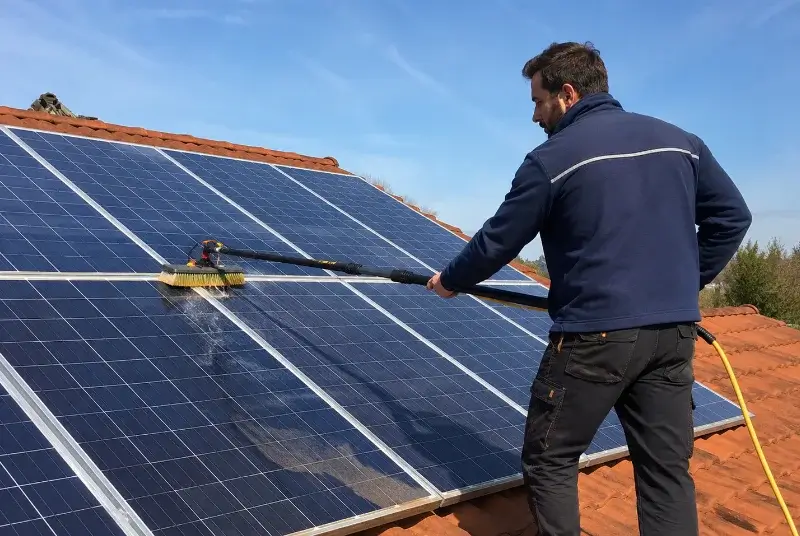 Nettoyage et entretien de panneaux solaires à Cassen
